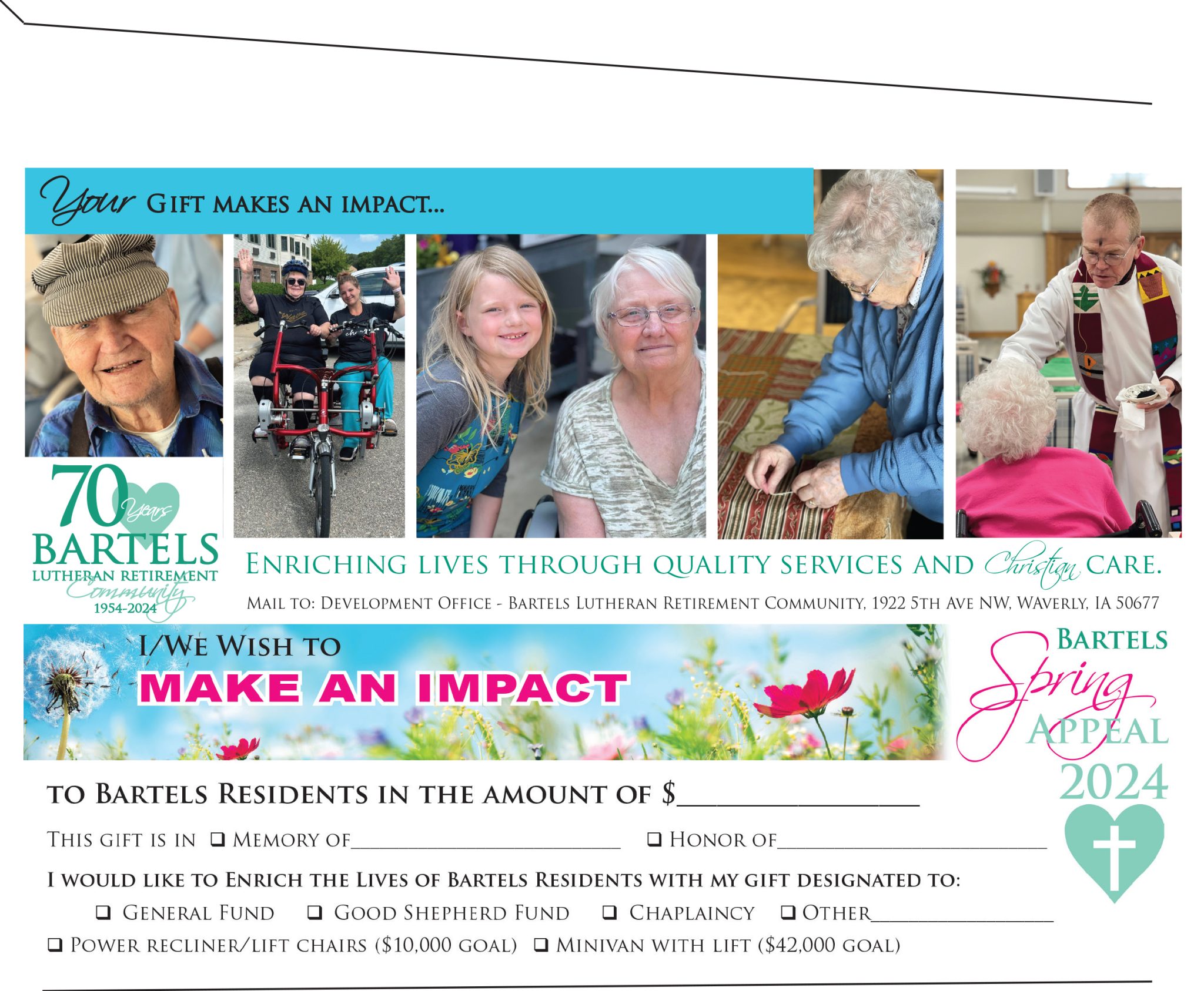 Spring Appeal 2024 - Bartels Community